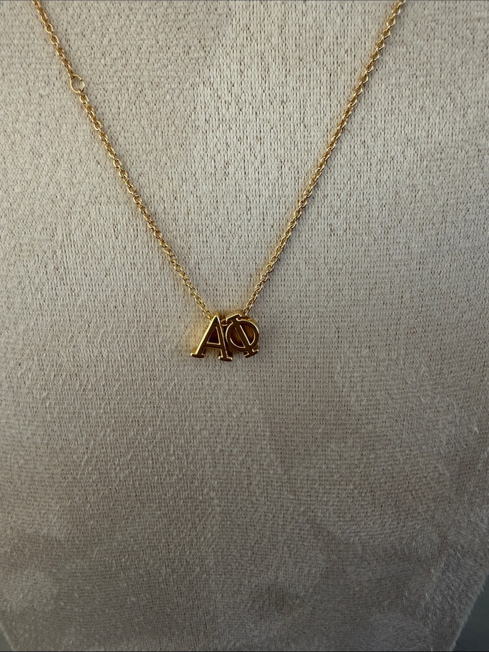 Alpha Phi 14K gold plated Pendant Necklace